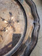 Oud verzilverd dienblad, Huis en Inrichting, Woonaccessoires | Dienbladen, Heikant 21 Kaatsheuvel, Ophalen of Verzenden, Zo goed als nieuw