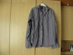 Goedkoop blauw grijs katoenen gestreept overhemd LIV mt 42 L, Blauw, LIV, Ophalen of Verzenden, Halswijdte 41/42 (L)