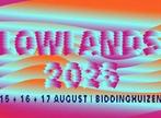 Lowlands tickets weekend 15-17 aug €300,-, Tickets en Kaartjes, Evenementen en Festivals, Twee personen