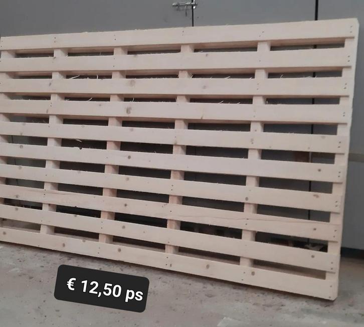 Pallets 200x120 cm. 20 planks., Doe-het-zelf en Verbouw, Hout en Planken, Zo goed als nieuw, Pallet, Vuren, 200 tot 250 cm, Ophalen