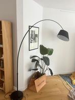 Boog vloerlamp zwart, Huis en Inrichting, Lampen | Vloerlampen, Ophalen, Nieuw, Stof, 150 tot 200 cm