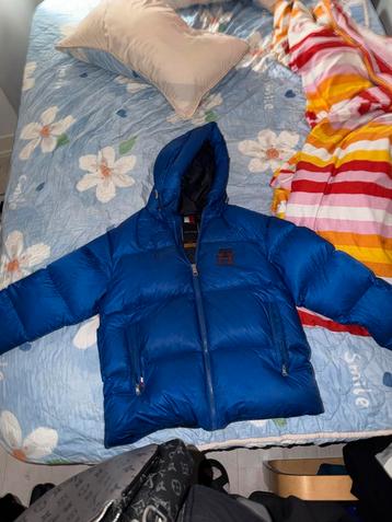 Tommy Hilfiger Blauwe Puffer Jas - Maat L beschikbaar voor biedingen