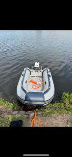 Mach rubberboot met 2 motoren, Watersport en Boten, Rubberboten, Gebruikt, Hout, Benzine, Minder dan 70 pk