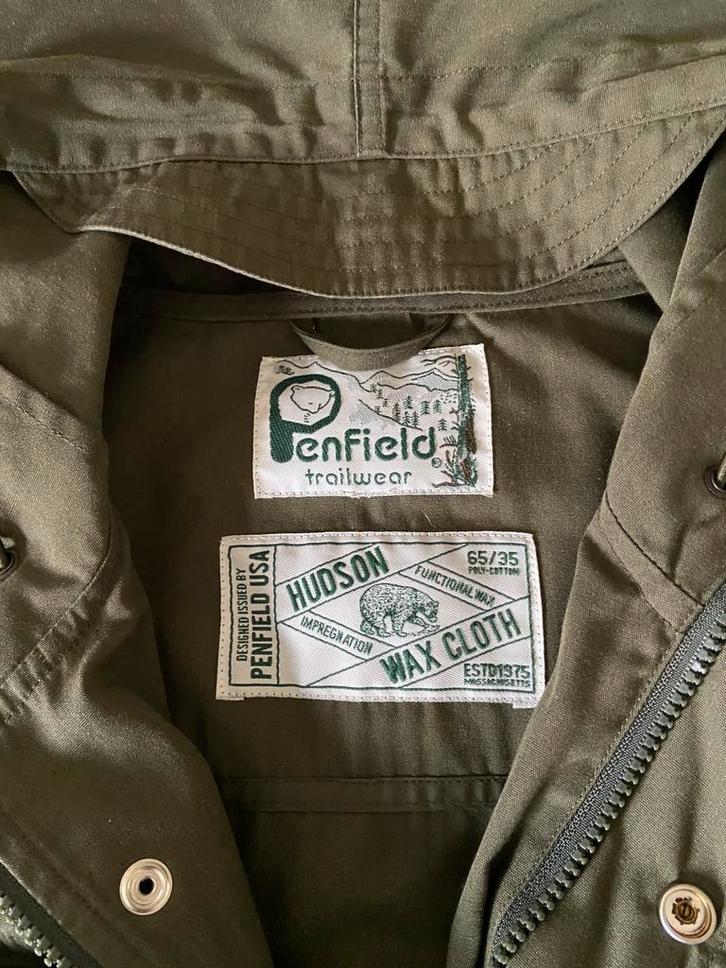 Vintage Penfield Hudson Wax jas - maat M, Kleding | Heren, Jassen | Zomer, Zo goed als nieuw, Maat 48/50 (M), Groen, Ophalen of Verzenden