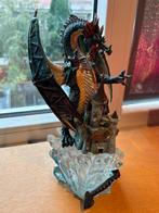 Handgeschilderde Magic Holland Draak met Kasteel, Antiek en Kunst, Ophalen of Verzenden