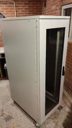 Serverkast / Patchkast + Ventilatie & A/G | 35U 171x90x60cm, Ophalen, Gebruikt, Glas, Plaatstaal