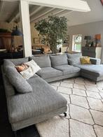Grote loungebank grijs gemeleerd, Ophalen, Gebruikt, 300 cm of meer, Vierpersoons of meer