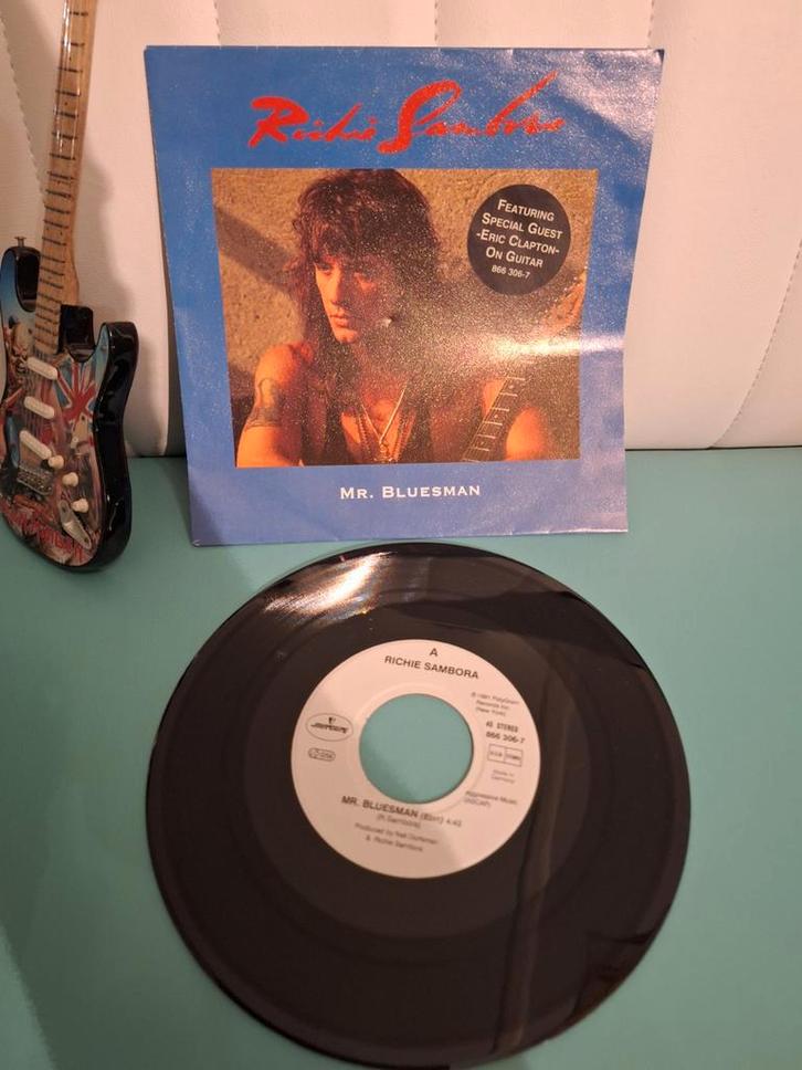 Richie Sambora - Mr. Bluesman 7" Single  1991, Cd's en Dvd's, Vinyl | Rock, Zo goed als nieuw, Overige formaten, Ophalen of Verzenden