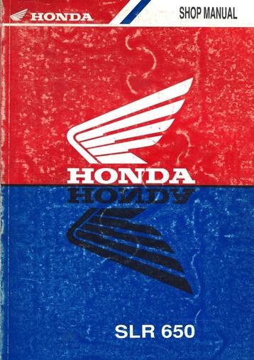 Honda SLR650 shop manual werkplaatsboek beschikbaar voor biedingen