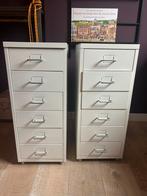 Ikea Helmer witte ladeblok kastjes op wieletjes, met 6 lades, Huis en Inrichting, Ophalen, Minder dan 50 cm, 5 laden of meer, Zo goed als nieuw
