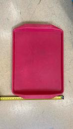 Kunststof dienbladen rood 43x30cm, Huis en Inrichting, Keuken | Tupperware, Ophalen of Verzenden, Gebruikt, Rood
