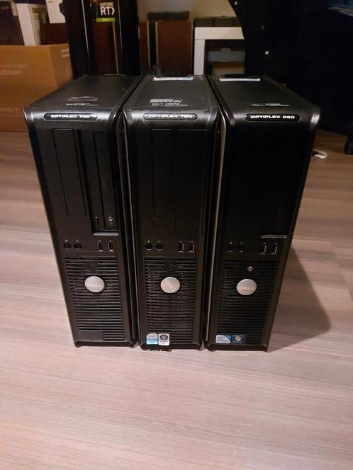 3x Dell Optiplex, Computers en Software, Desktop Pc's, Gebruikt, HDD, SSD, Minder dan 4 GB, Ophalen of Verzenden