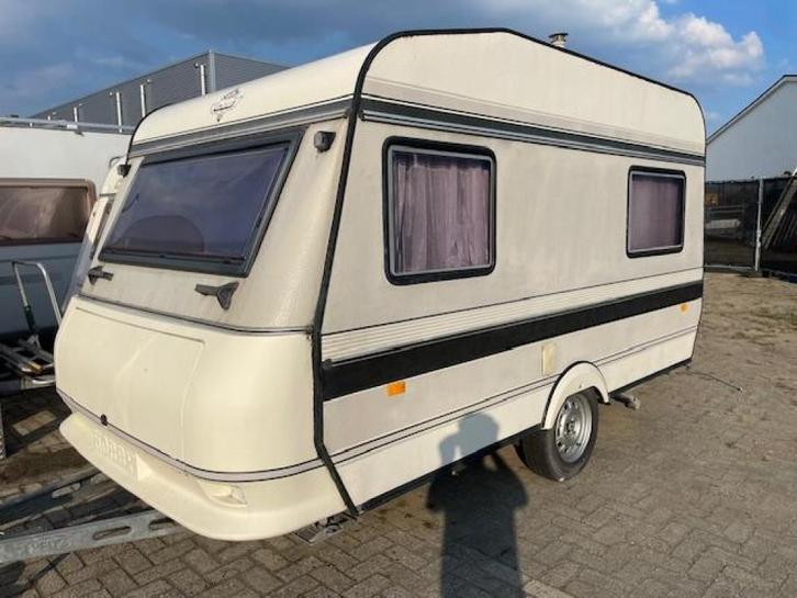 Hobby Classic 420 1992; 2xtreinzit jonge voortent, Caravans en Kamperen, Caravans, Bedrijf, tot en met 4, 750 - 1000 kg, Treinzit