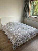 Ikea MALM tweepersoonsbed, Huis en Inrichting, Slaapkamer | Bedden, Ophalen, Gebruikt, Wit, Tweepersoons