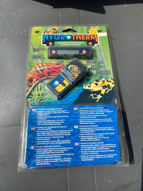 HygroTherm thermostaat/hygrometer (Zoo Med) - NIEUW, Dieren en Toebehoren, Reptielen en Amfibieën | Toebehoren, Nieuw, Terrarium of Paludarium