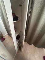 Witte IKEA kledingkast met spiegel, Huis en Inrichting, Kasten | Kledingkasten, Ophalen, Met plank(en), Kunststof, 100 tot 150 cm
