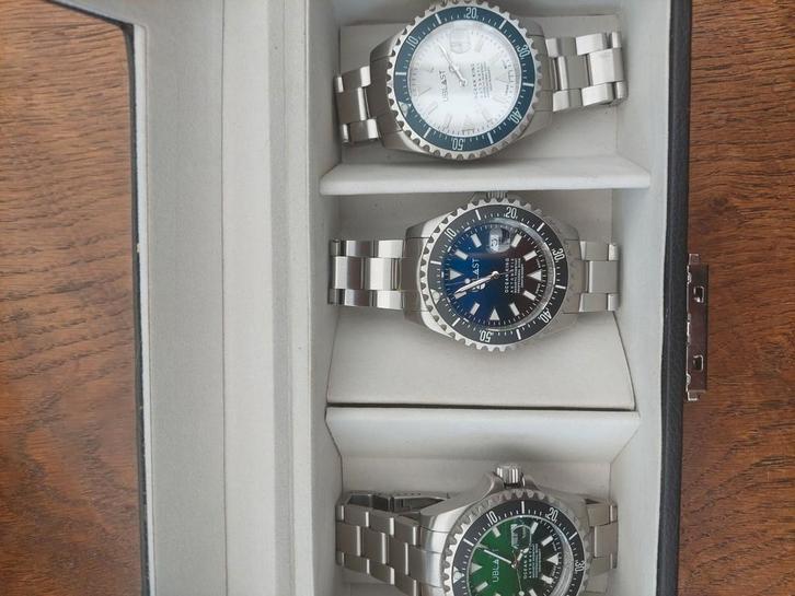 Ublast Ocean king  in abs.nieuwstaat 3x voor €495, Sieraden, Tassen en Uiterlijk, Horloges | Heren, Zo goed als nieuw, Breitling