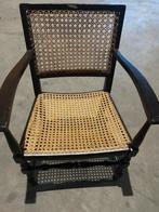 Fauteuil webbing design vintage monastery medaillon stoel, Ophalen of Verzenden