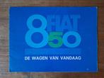 FIAT 850 brochure folder, Ophalen of Verzenden, Gelezen, Overige merken