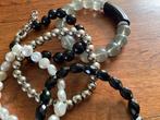 Armbanden zilver en met  met zilveren slot, Ophalen of Verzenden, Zo goed als nieuw, Zilver