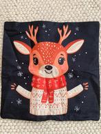 Partij Retro print kerst rendier kussenhoes Nieuw 45x45cm, Ophalen of Verzenden, Nieuw, Vierkant