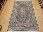 Vintage handgeknoopt perzisch tapijt kirman 248x150, 200 cm of meer, 100 tot 150 cm, Gebruikt, Rechthoekig