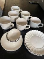 BC bastion collectie 6 mokjes , birdjes en theetips, Keramiek, Ophalen of Verzenden, Zo goed als nieuw, Effen