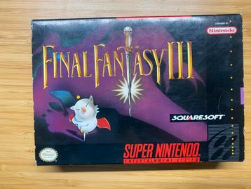 Final Fantasy III - SNES Compleet beschikbaar voor biedingen