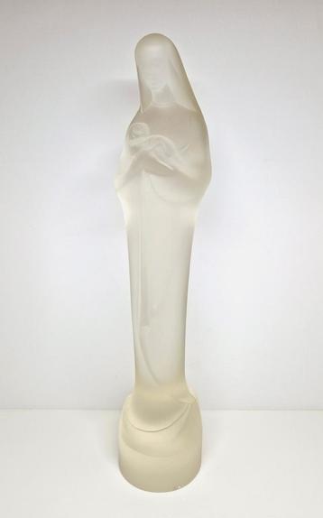 S.A. Uiterwaal glasfabriek Leerdam Madonna groot model 1929. beschikbaar voor biedingen