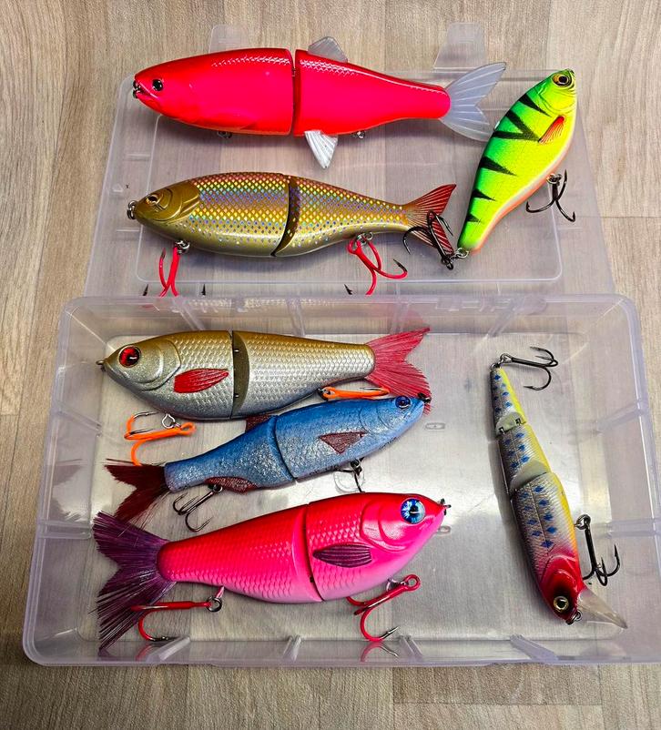 Partij Swimbaits/Jerkbaits/Gliders : Savage Gear / ODS / Cus, Watersport en Boten, Hengelsport | Roofvissen, Nieuw, Overige typen