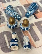 6x bijzondere antiek vintage peper zout stel 3 sets servies, Antiek en Kunst, Ophalen of Verzenden