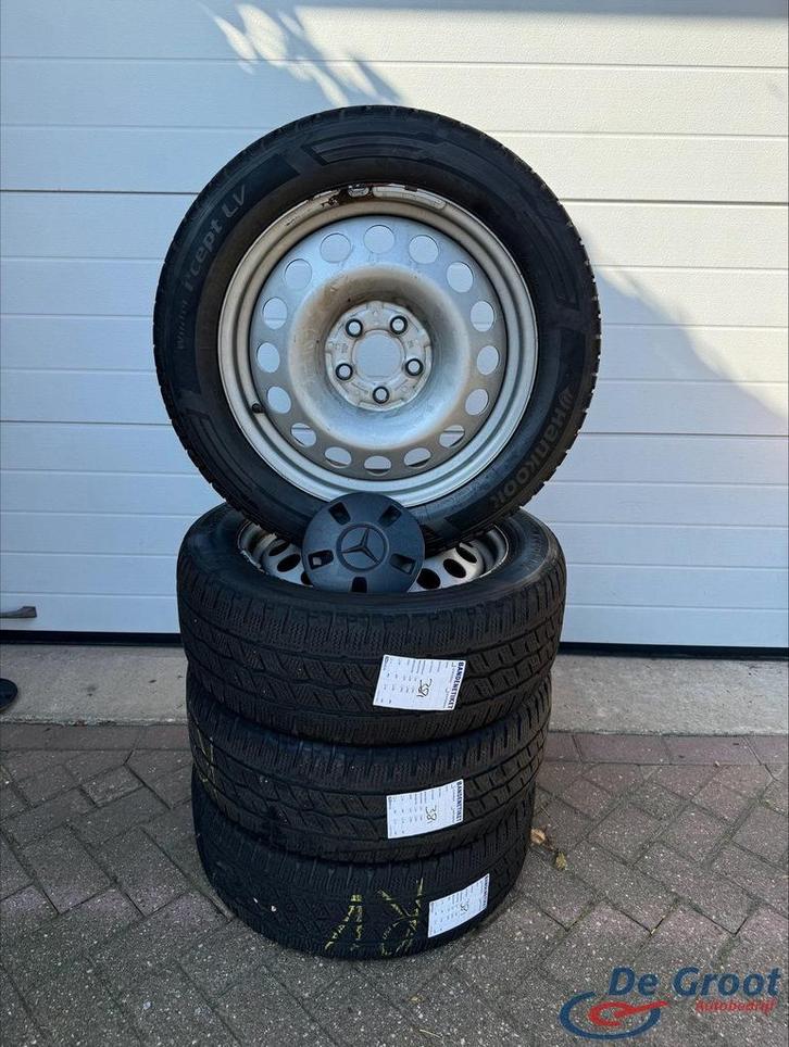 Winterwielen / winterbanden 225/55/17 Vito, Auto-onderdelen, Banden en Velgen, Banden en Velgen, Winterbanden, 17 inch, 225 mm