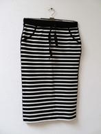 R49 ENJOY tricot rok zwart wit maat S 36, Kleding | Dames, Rokken, Nieuw, Ophalen of Verzenden, Onder de knie, Enjoy