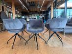 Eetkamerstoelen / vergaderstoelen, Ophalen, Gebruikt, Grijs, Drie