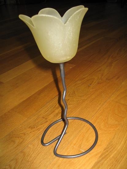 Waxine licht houder : Bloemkool,igs, Ophalen of Verzenden, Overige materialen, Minder dan 25 cm