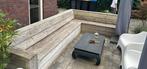 Loungebank steigerhout, Tuin en Terras, Ophalen, Gebruikt, Hout