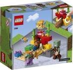 LEGO Minecraft Het Koraalrif - 21164, Ophalen of Verzenden, Zo goed als nieuw, Complete set, Lego