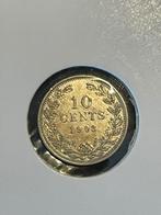 10 cent 1903, Postzegels en Munten, Munten | Nederland, Verzenden, Zilver, 10 cent, Koningin Wilhelmina
