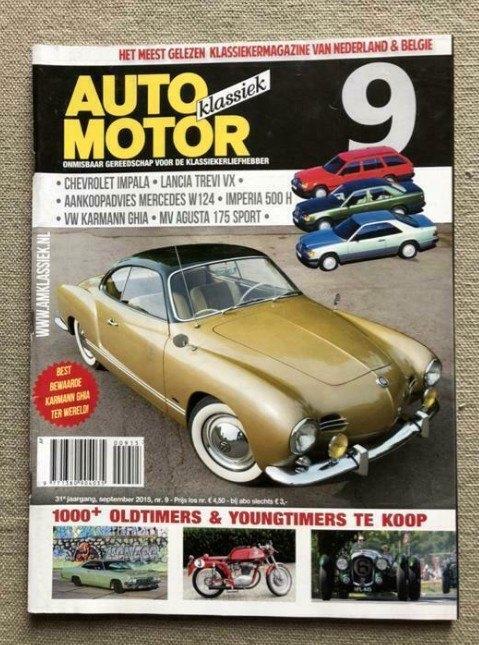 AMK: Volkswagen Karmann Ghia, Mercedes W124, Lancia Trevi, Boeken, Auto's | Folders en Tijdschriften, Gelezen, Algemeen, Ophalen of Verzenden