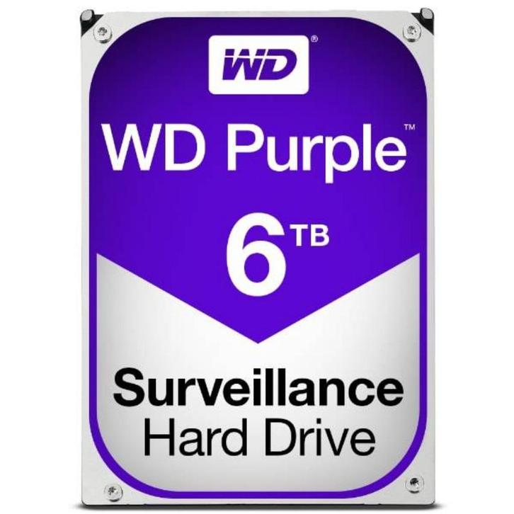 Western Digital Purple - 6TB - WD60PURZ (2 stuks zijn er), Computers en Software, Harde schijven, Nieuw, Desktop, Intern, HDD