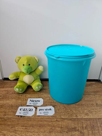 Tupperware NIEUWE turquoise wasemmer beschikbaar voor biedingen