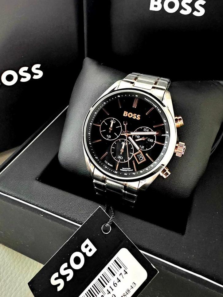 HUGO BOSS HB1513819 CHAMPION collectie herenhorloge NIEUW, Sieraden, Tassen en Uiterlijk, Horloges | Heren, Nieuw, Polshorloge