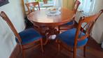 Eetkamerset   ==, Huis en Inrichting, Tafels | Eettafels, Ophalen, Rond, Zo goed als nieuw, Kersenhout