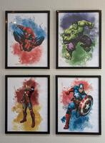 Marvel Avengers superhelden prints / schilderij 30 x 40 cm, Kinderen en Baby's, Kinderkamer | Inrichting en Decoratie, Nieuw, Ophalen of Verzenden