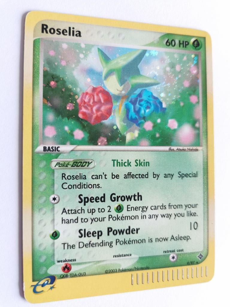 Pokémon - EX Dragon - Roselia - 9/97 - Holo, Verzenden, Zo goed als nieuw, Losse kaart, Foil