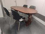 Antieke (?) Brocante vintage kloostertafel tafel eettafel, Huis en Inrichting, Tafels | Eettafels, Ophalen, Gebruikt, Eikenhout