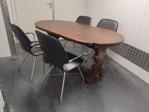 Antieke (?) Brocante vintage kloostertafel tafel eettafel, Huis en Inrichting, Tafels | Eettafels, Gebruikt, 50 tot 100 cm, 150 tot 200 cm