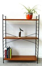 Vintage WHB rek staand kast Teak hout boekenrek, Ophalen, Gebruikt, Vintage retro sixties, 50 tot 100 cm