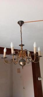 Kroonluchter met 6 kaarslampjes, Huis en Inrichting, Ophalen of Verzenden, Gebruikt