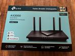 Gloednieuw: TP-link AX3000 dual band, gigabit Wi-Fi-6 router, Ophalen of Verzenden, Nieuw, Router, TP Link